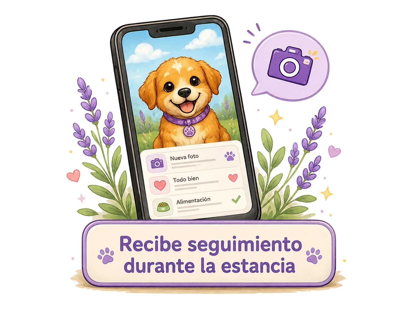 Recibe seguimiento durante la estancia